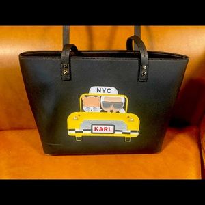 Karl Lagerfield NYC tote